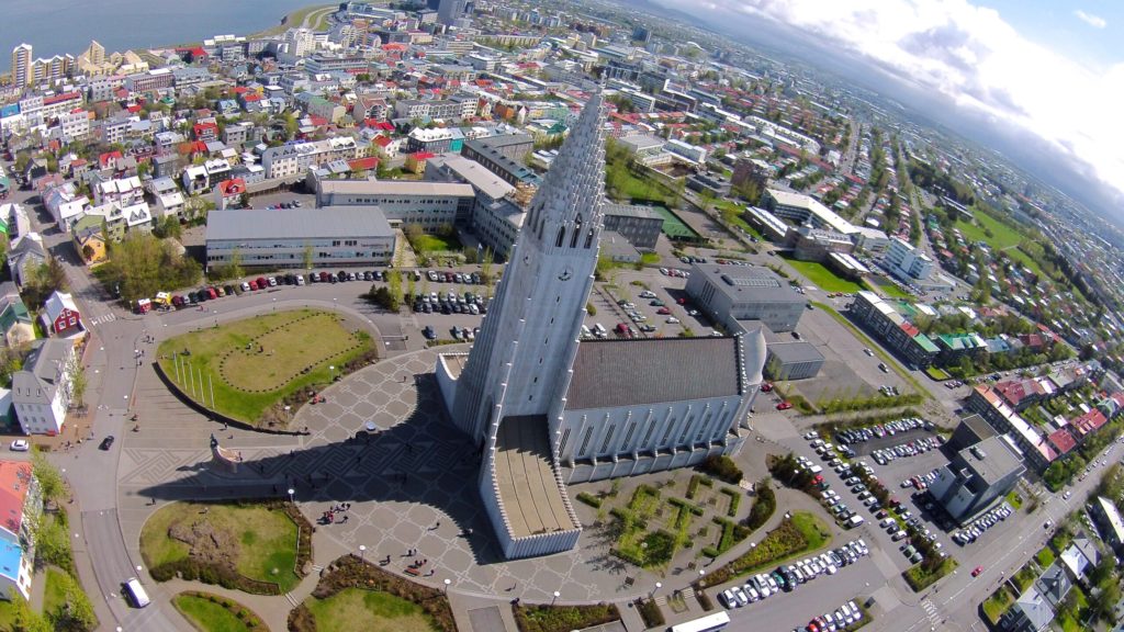 Hallgrímuri kirik (islandi keeles Hallgrímskirkja) Islandi pealinnas Reykjavíkis. Foto: Thjodkirkja